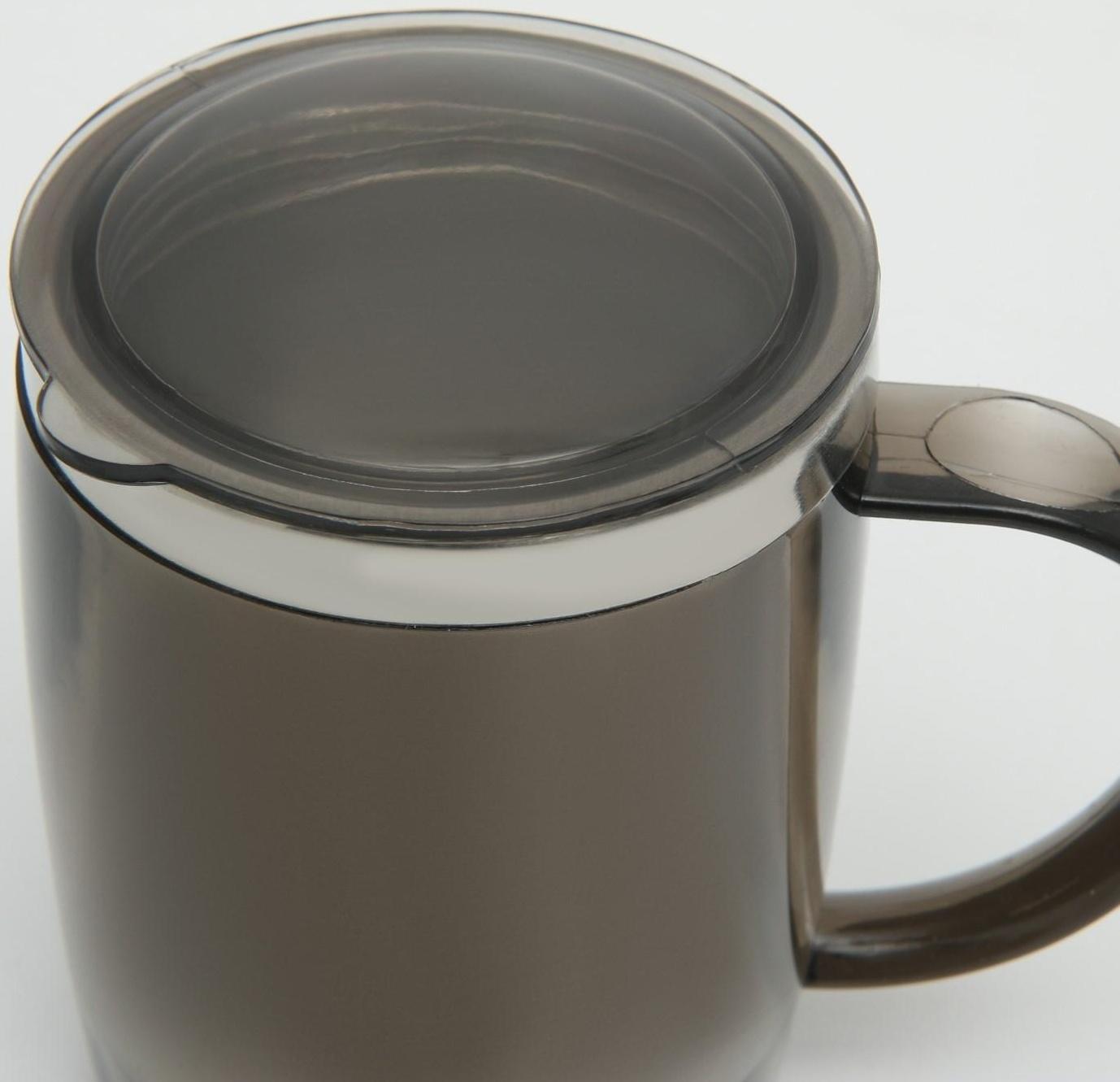 Термокружка, серия: Офис, 450 мл, сохраняет тепло 2 ч, 12 х 8.5 см, серая