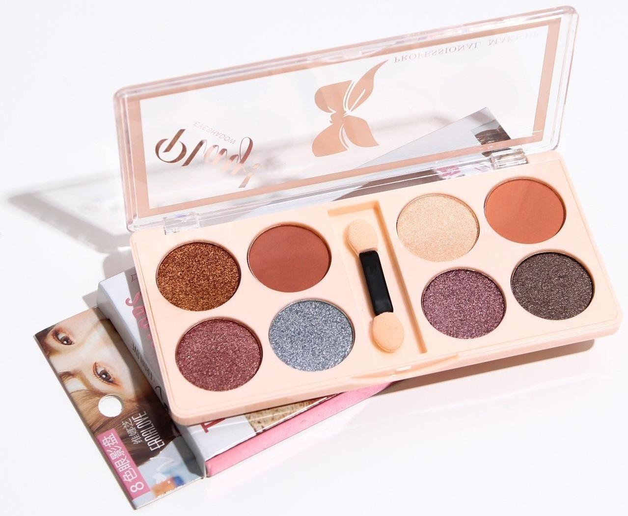 Набор теней для век, 8 цветов, 0,9 г