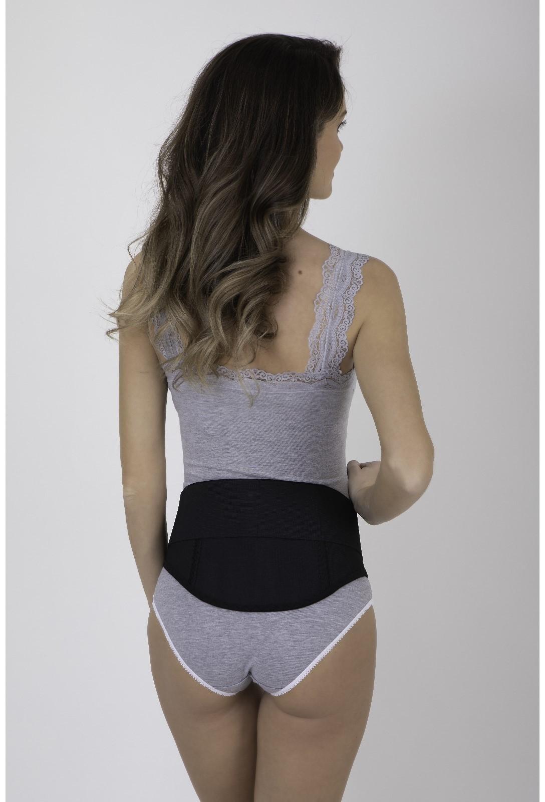 Пояс-корсет универсальный, эластичный, 105-115 см., цвет чёрный