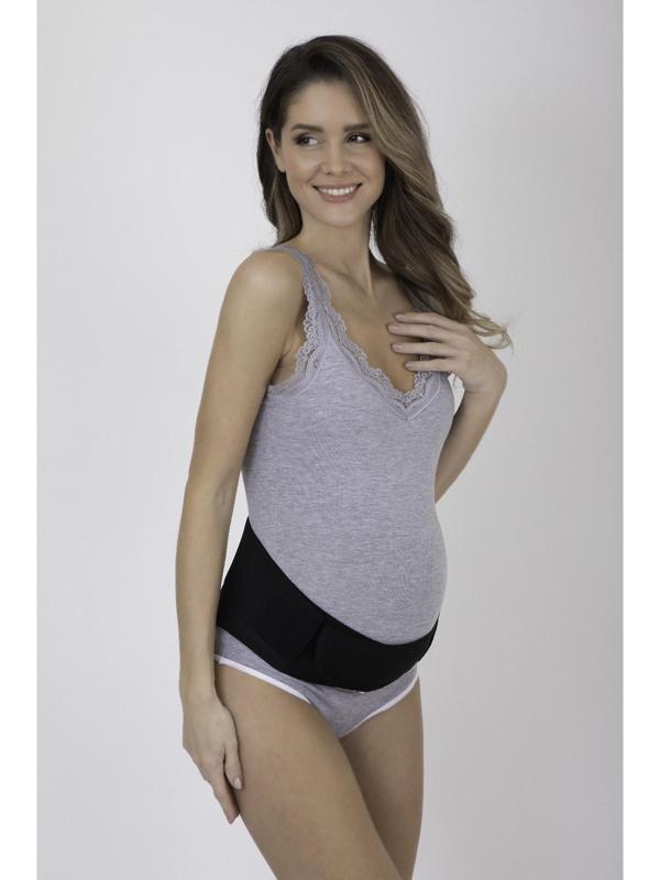 Пояс-корсет универсальный, эластичный, 125-135 см., цвет чёрный