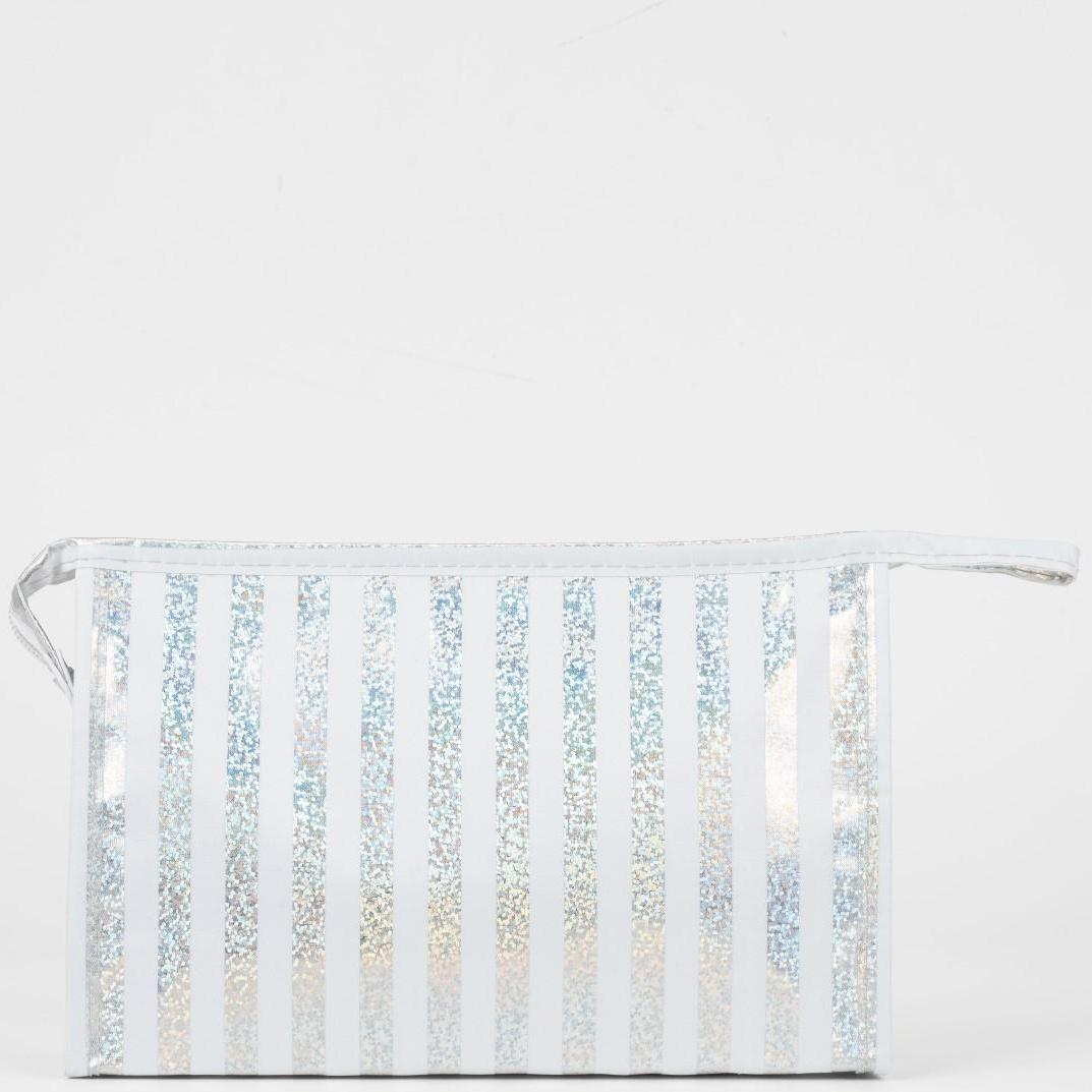 Косметичка на молнии, цвет белый