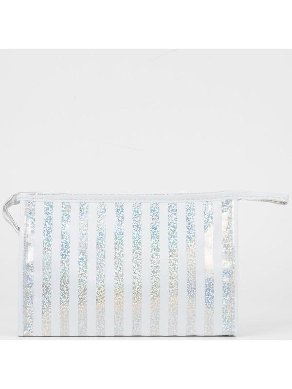 Косметичка на молнии, цвет белый