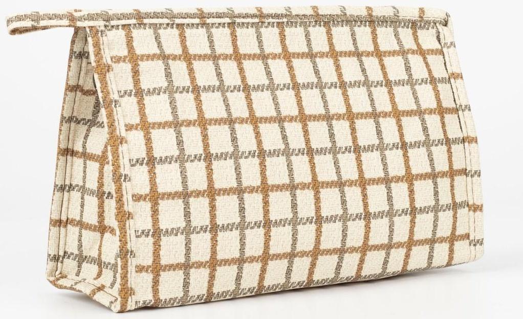 Косметичка на молнии, цвет белый