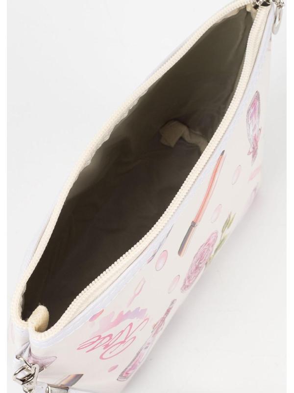 Косметичка на молнии, цвет белый