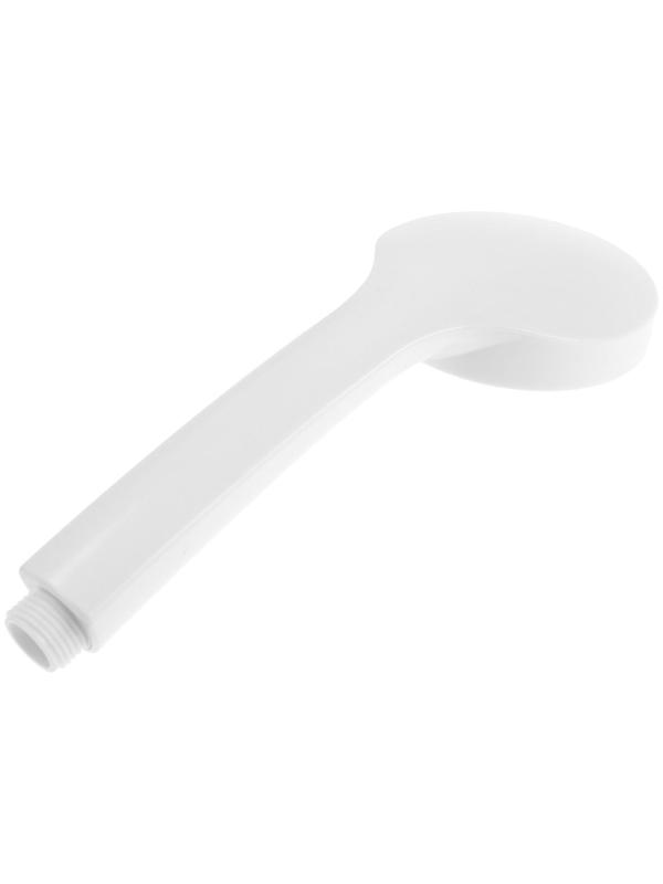 Душевая лейка ZEIN Z0208, пластик, 1 режим, цвет белый с оранжевой вставкой