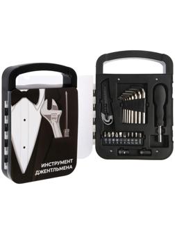Набор инструментов ТУНДРА, подарочный пластиковый кейс, 22 предмета