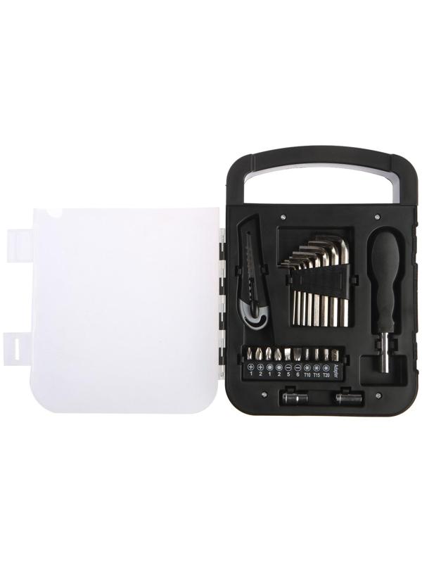 Набор инструментов ТУНДРА, подарочный пластиковый кейс, 22 предмета