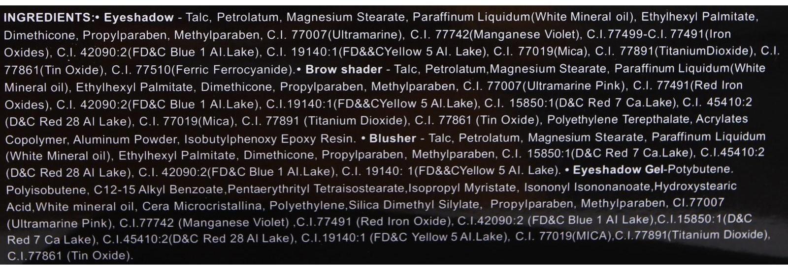 Профессиональный набор для макияжа (тени для бровей, век, румяна, корректоры)