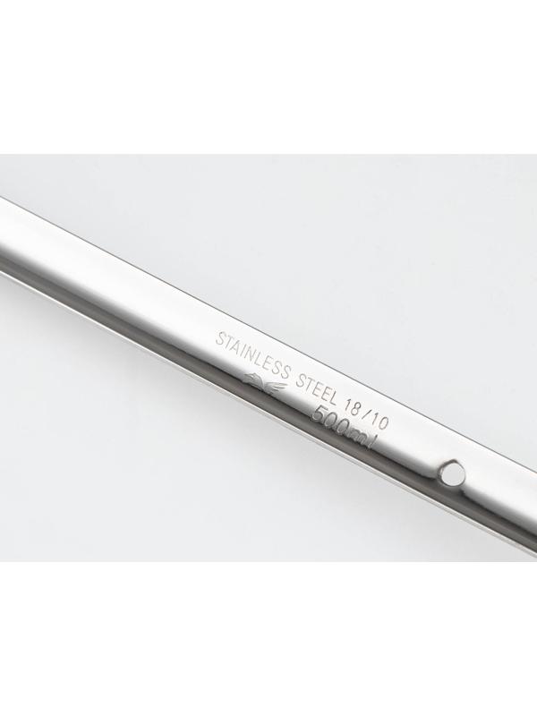 Половник-черпак из нержавеющей стали, 500 мл, h=44,5 см, цвет серебряный