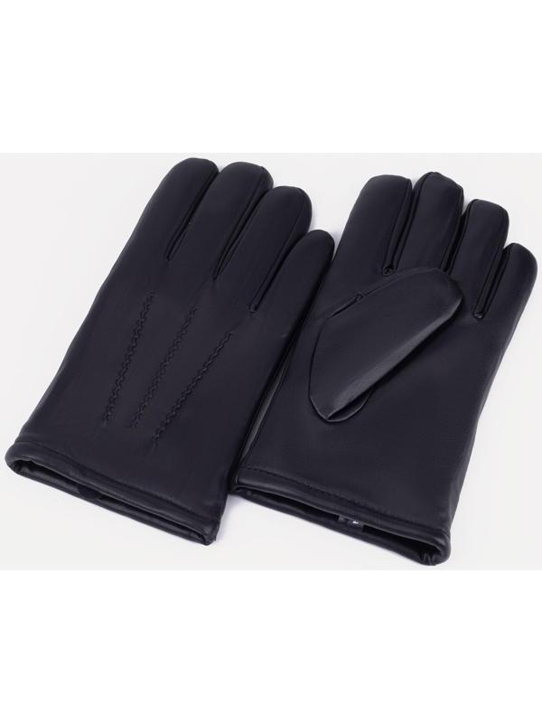 Перчатки мужские, размер 14, утеплитель искусственный мех, цвет чёрный