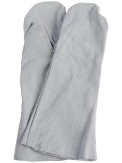 Краги сварщика спилковые 2-палые, 35 см, серые