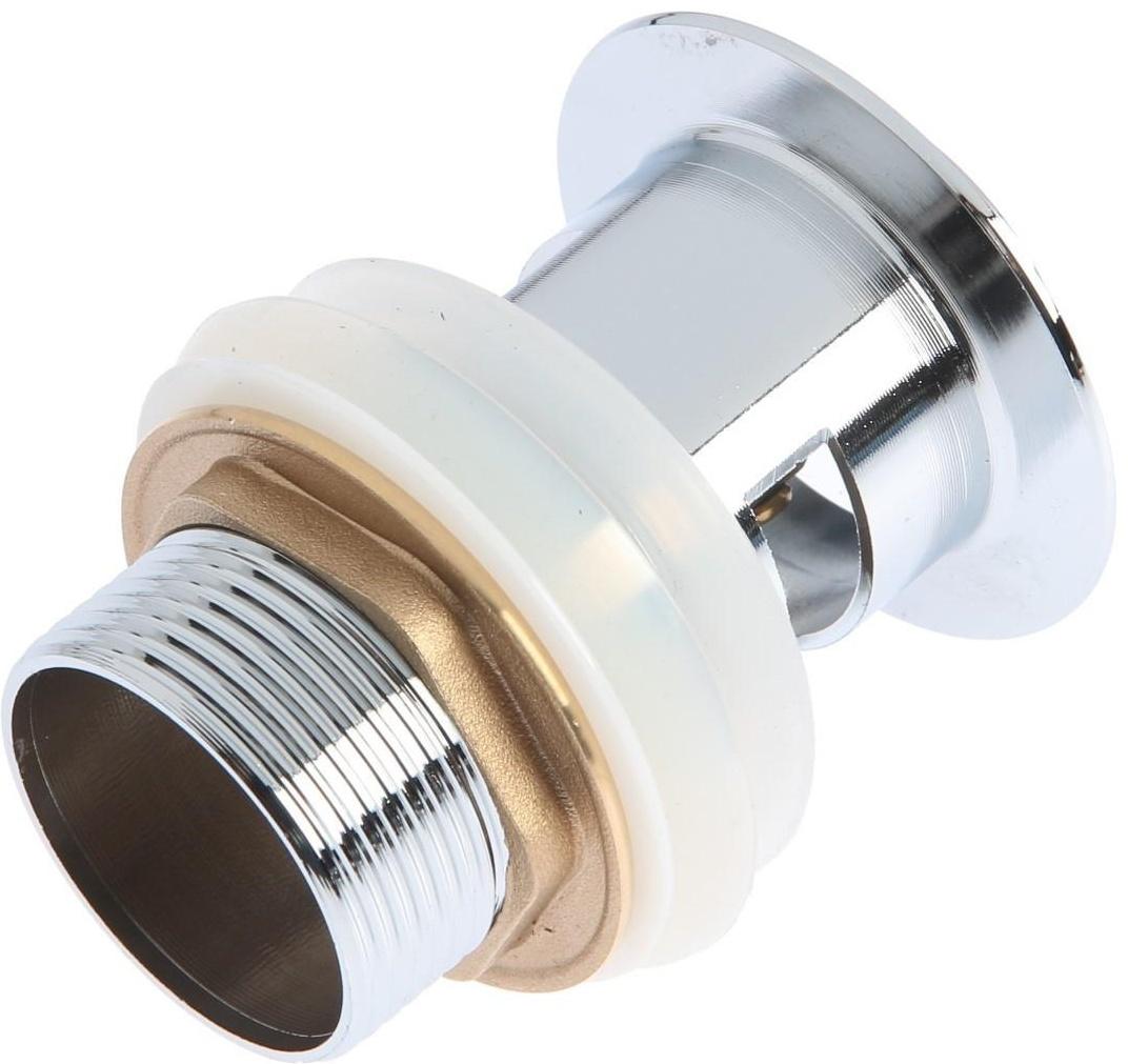 Донный клапан TIM BAR0801B, для раковины, с переливом, высота 8 см