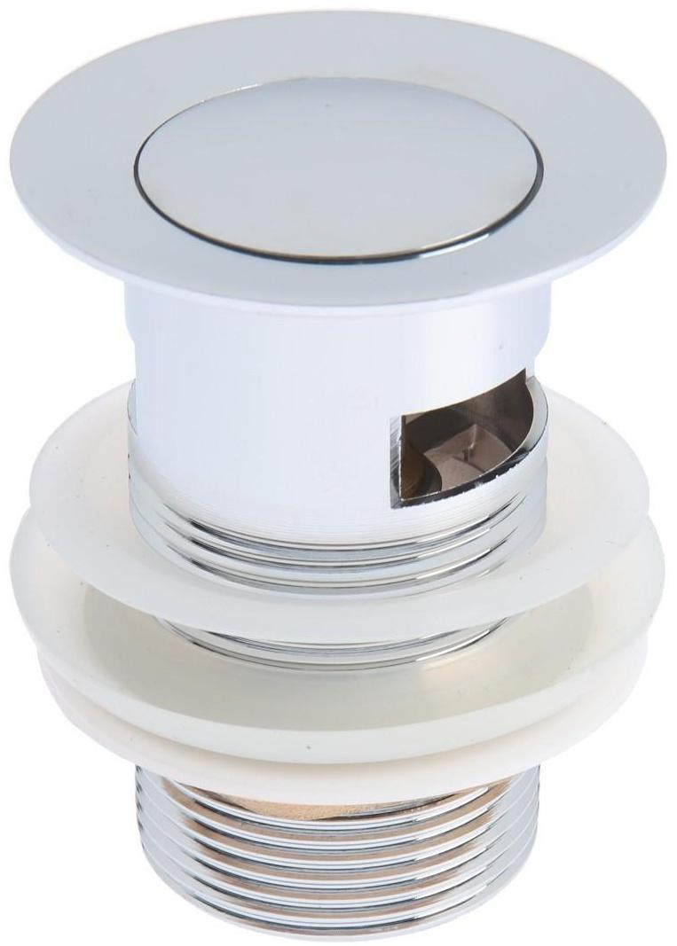 Донный клапан TIM BAR0801B, для раковины, с переливом, высота 8 см