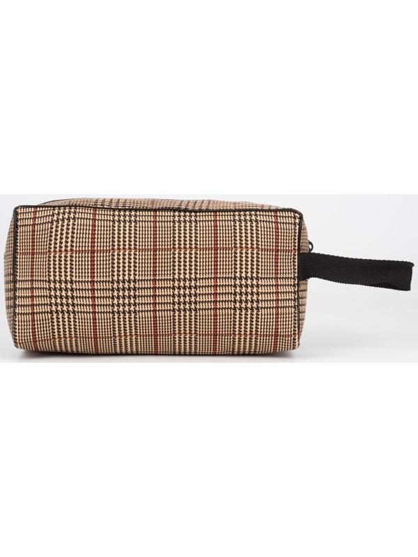 Косметичка на молнии, цвет коричневый