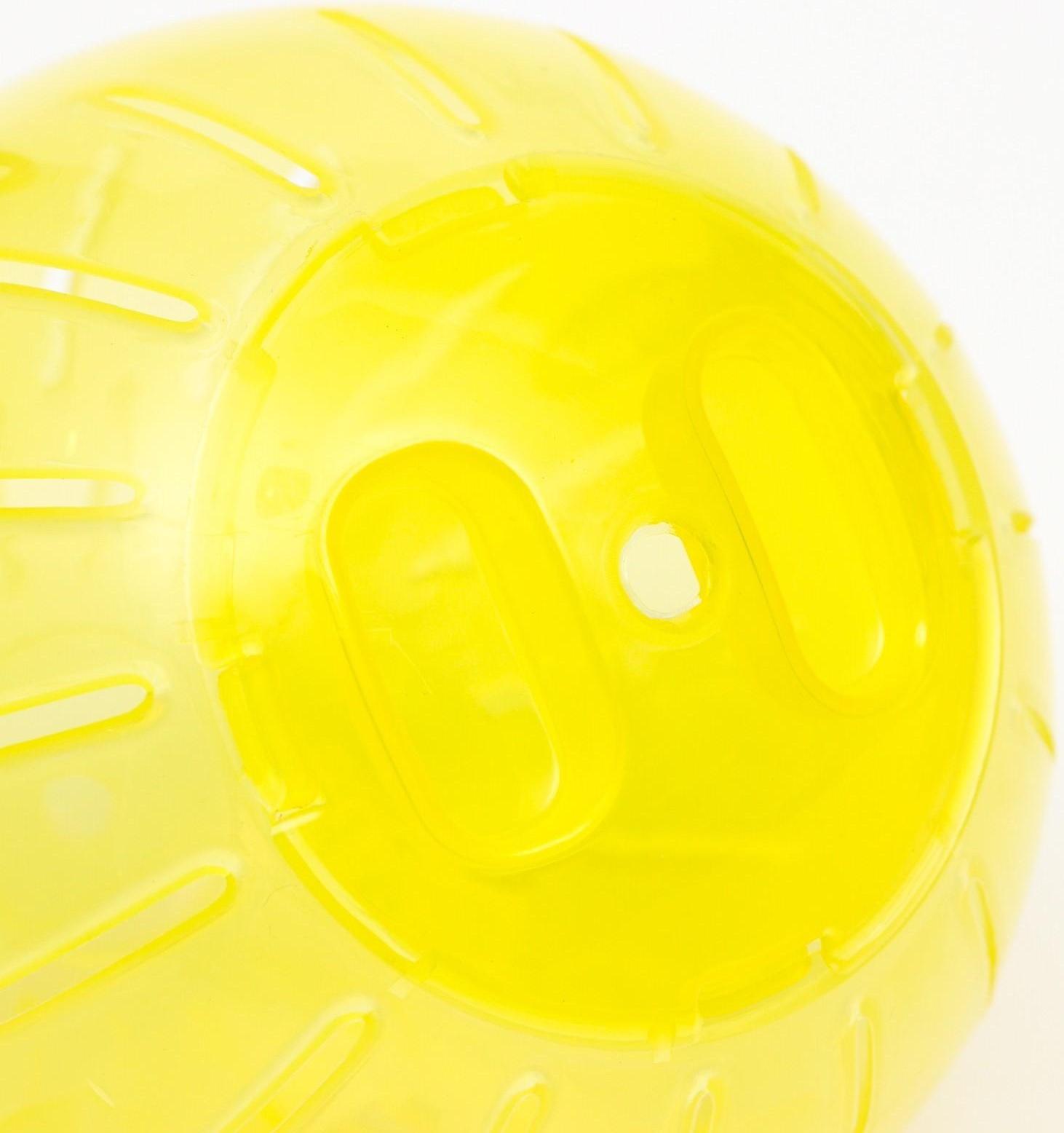 Шар для грызунов 12 см, жёлтый