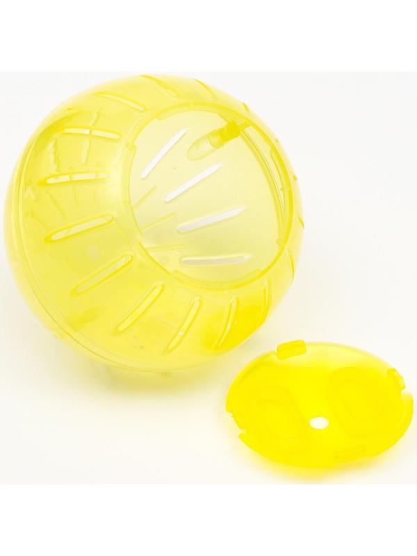 Шар для грызунов 12 см, жёлтый
