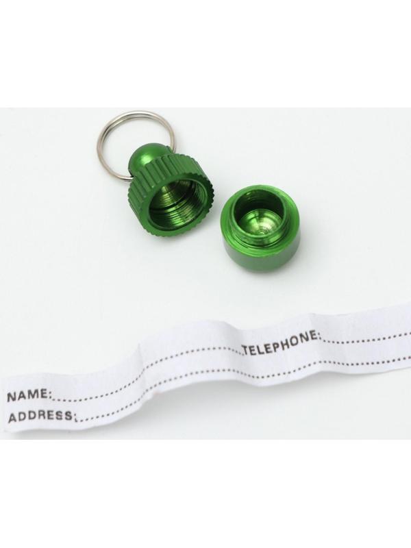 Адресник-капсула под записку 