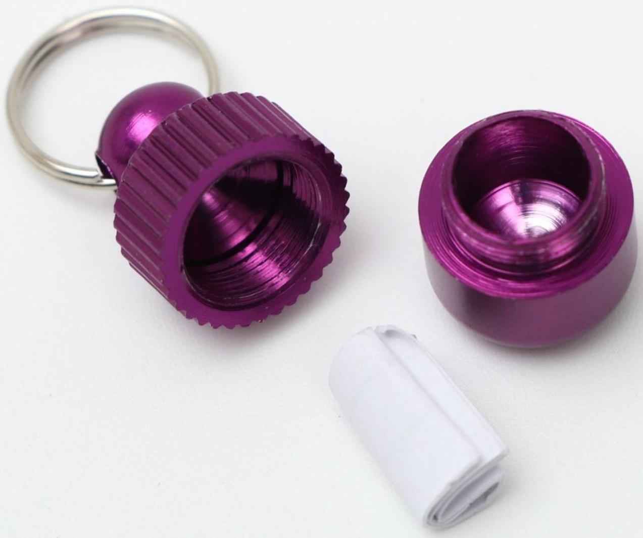 Адресник-капсула под записку 