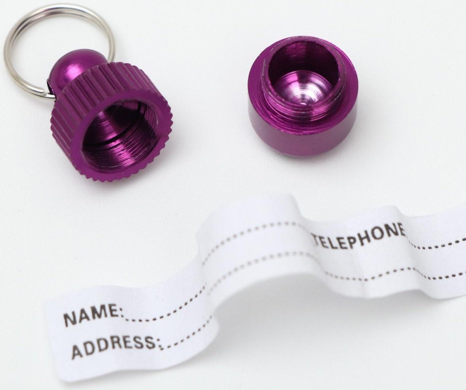 Адресник-капсула под записку 