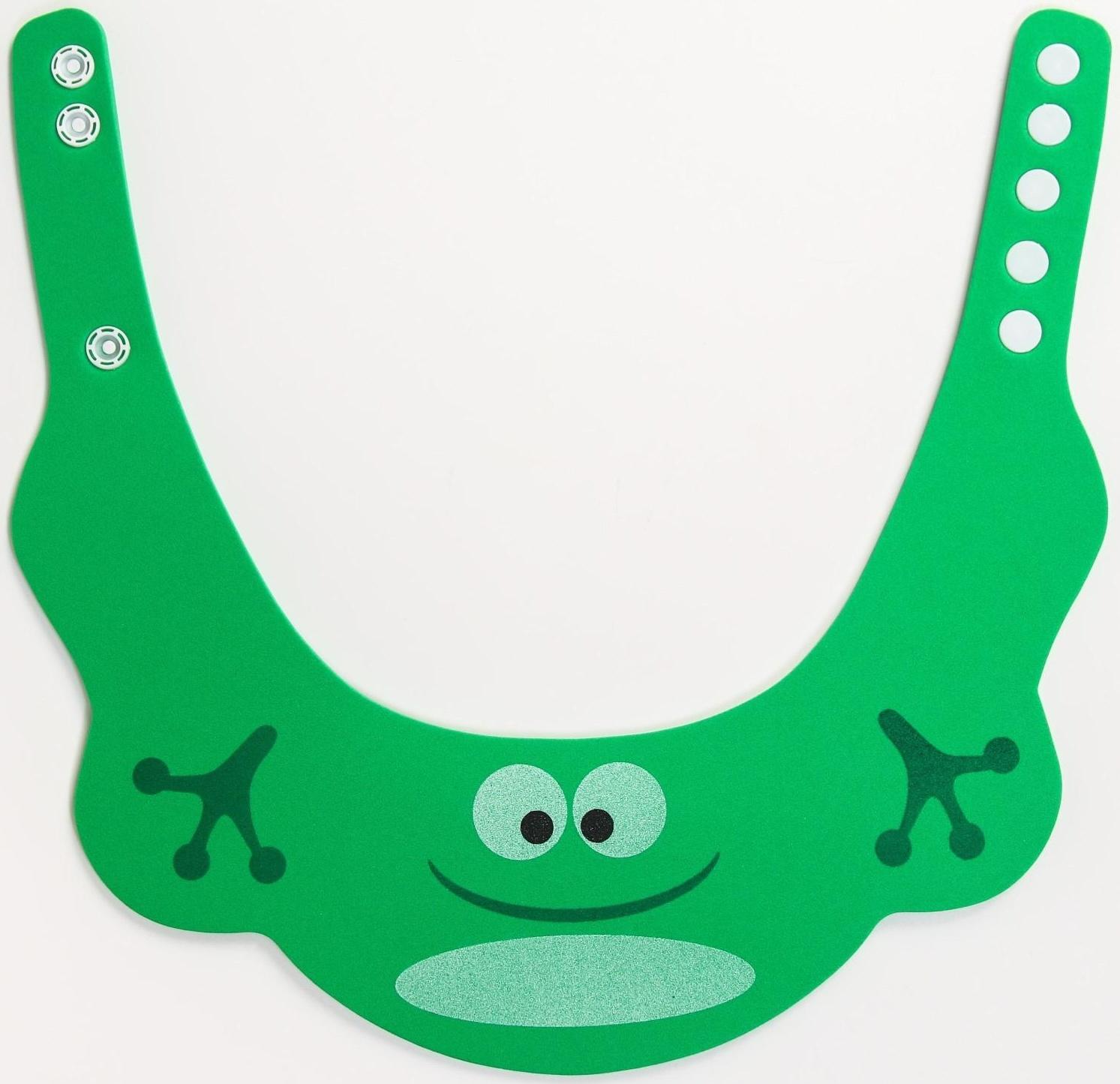 Козырек для купания «Лягушка», цвет зеленый