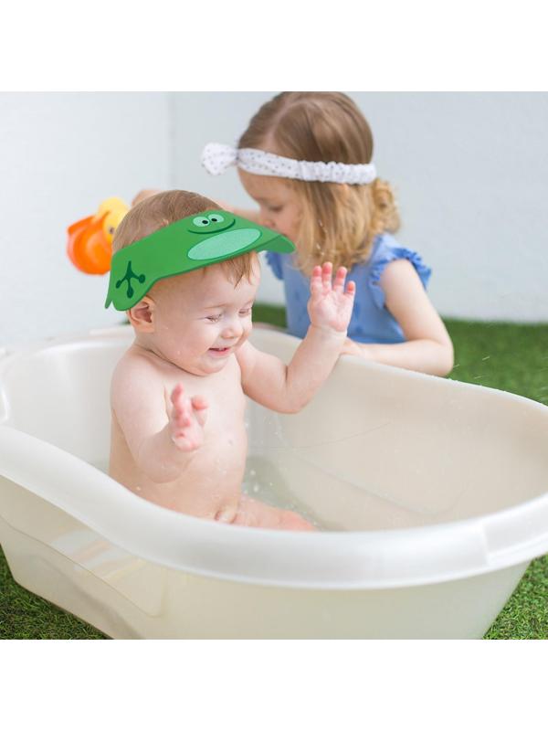 Козырек для купания «Лягушка», цвет зеленый