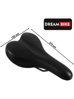 Седло Dream Bike спорт-комфорт, цвет чёрный