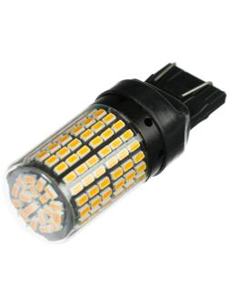 Автолампа светодиодная TORSO, WY21W, 12 В, 144 SMD, свет оранжевый