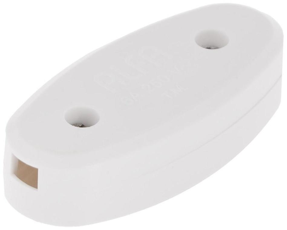 Выключатель на шнур 6 А, 250 В, белый