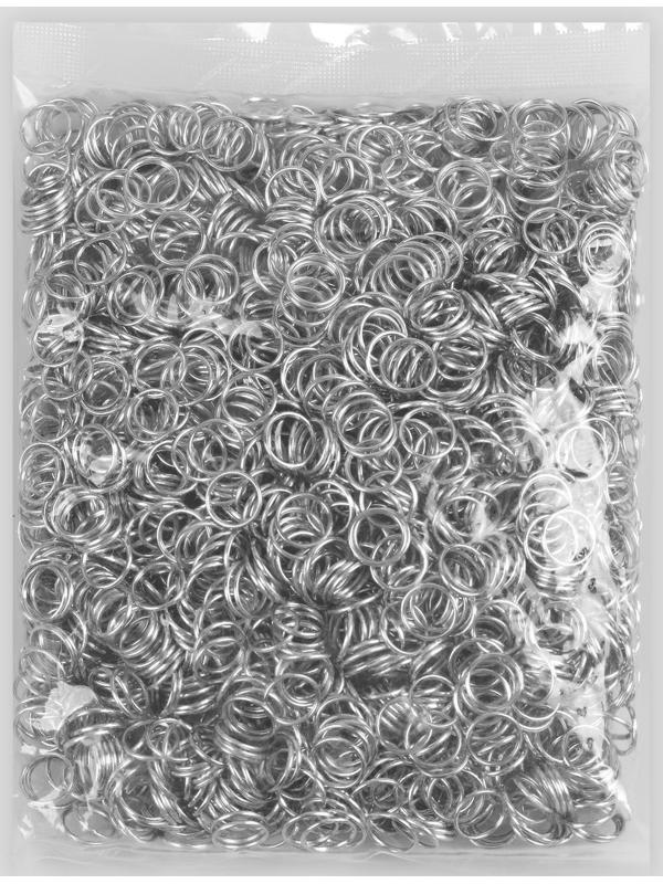 Кольцо для бретелей, металлическое, 10 мм, цвет серебряный / 2000 шт.