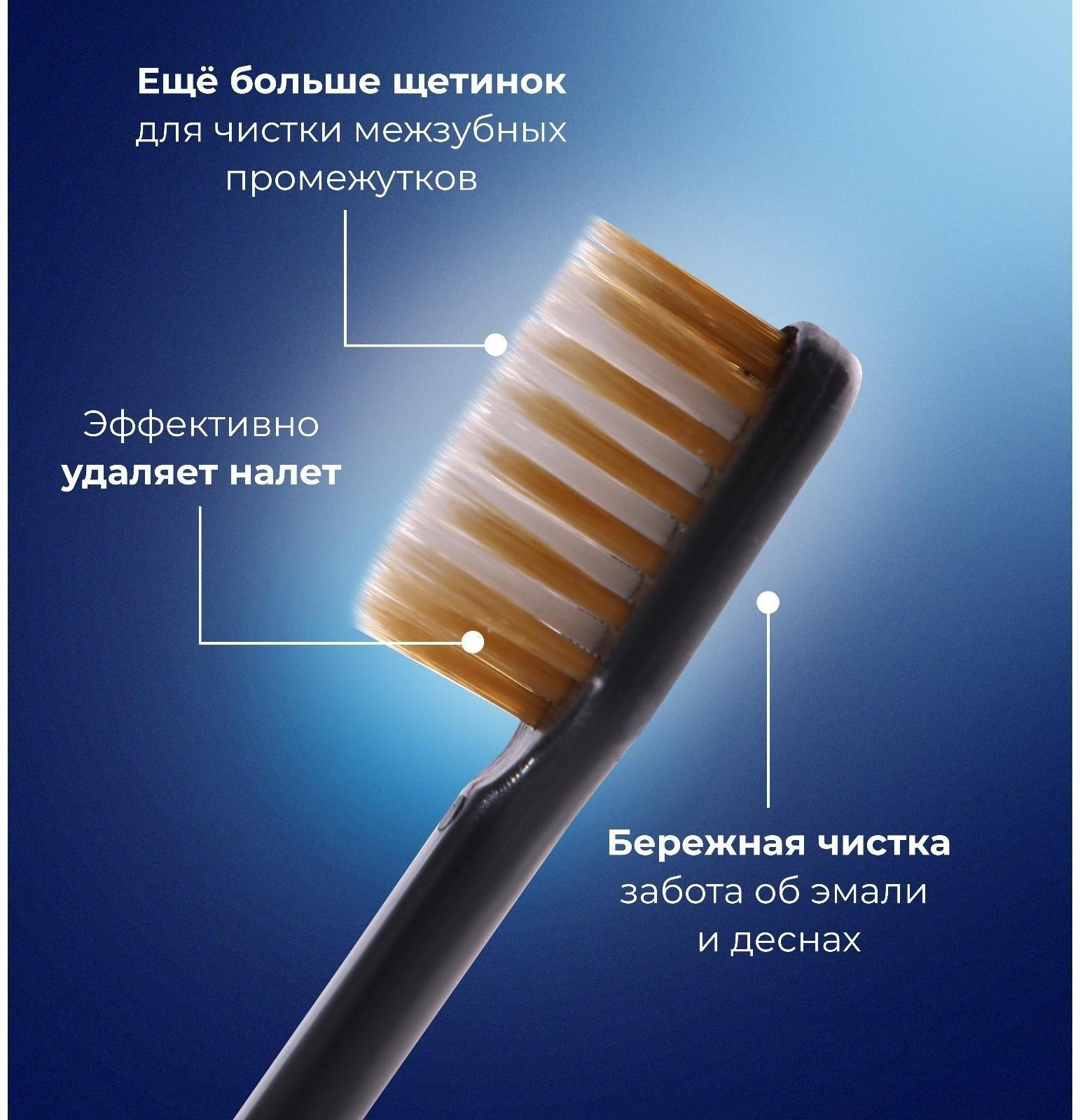 Зубная щетка с широкой чистящей головкой и супертонкими щетинкам, японский стиль