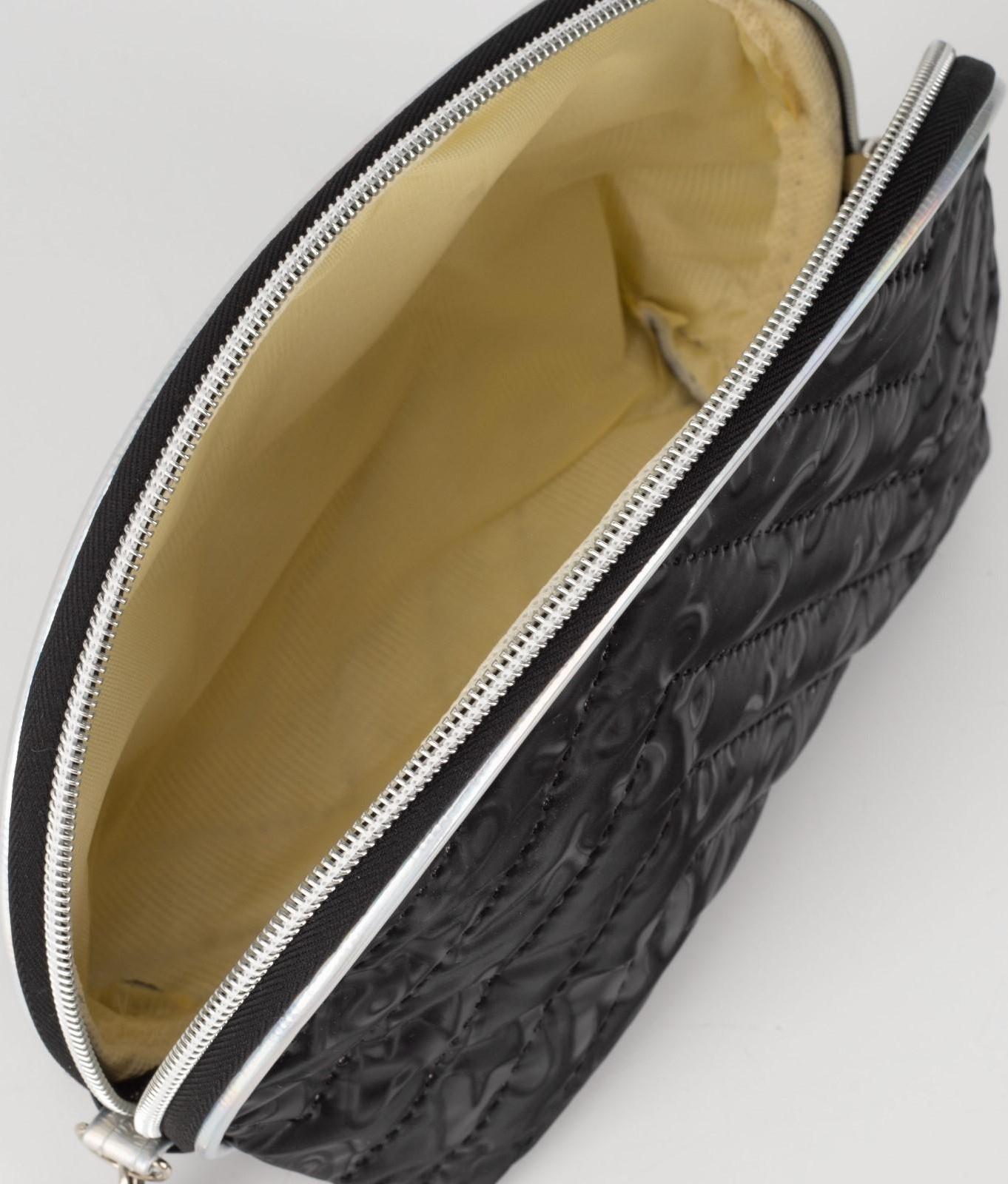 Косметичка на молнии, цвет чёрный