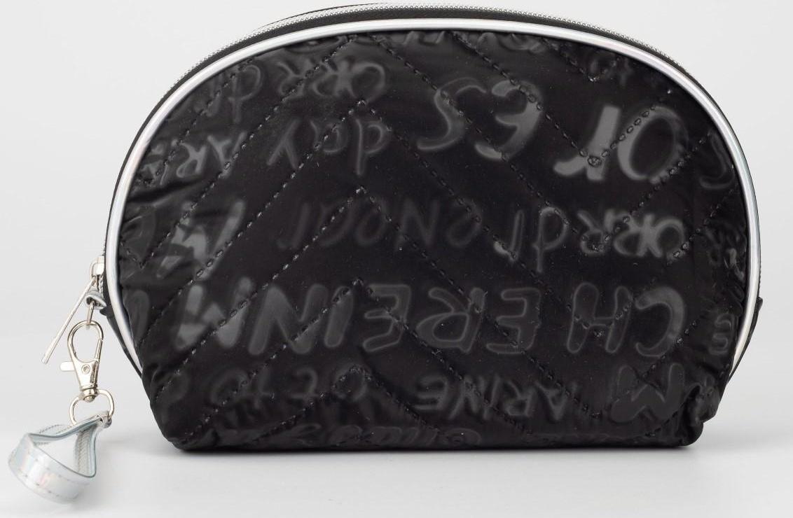 Косметичка на молнии, цвет чёрный