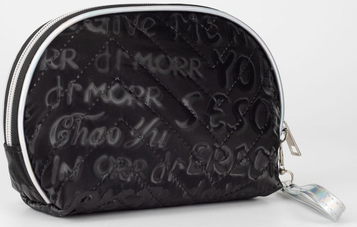 Косметичка на молнии, цвет чёрный