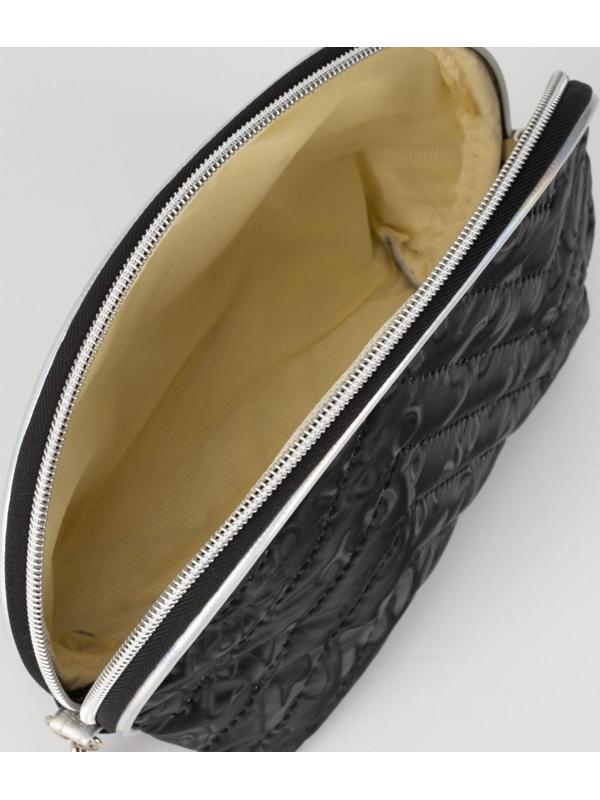 Косметичка на молнии, цвет чёрный