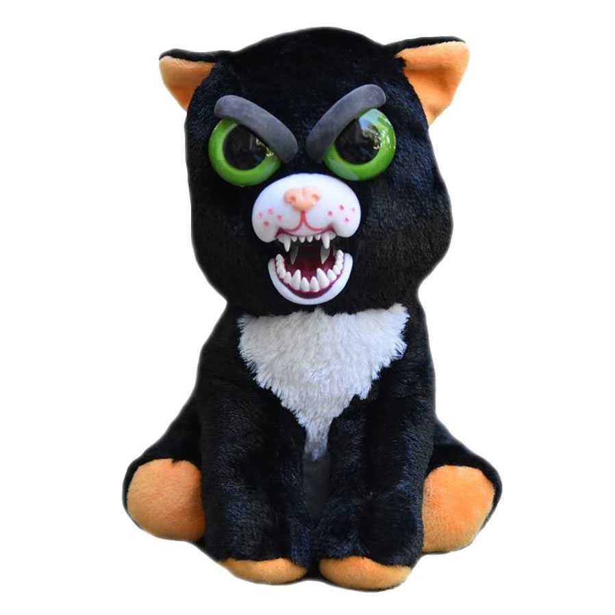Мягкая игрушка Feisty Pets «Злой / Добрый Черный Кот»  / 22 см.