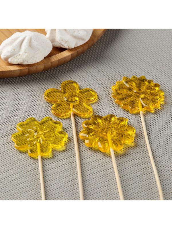 Силиконовая форма «Цветы», 5 см цветок, цвет прозрачный