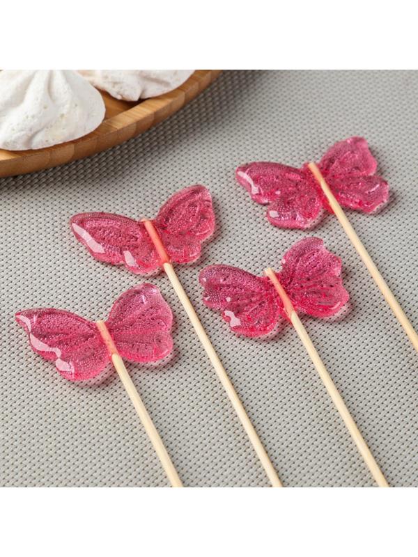 Силиконовая форма «Бабочки», 5×3,5 см, цвет прозрачный