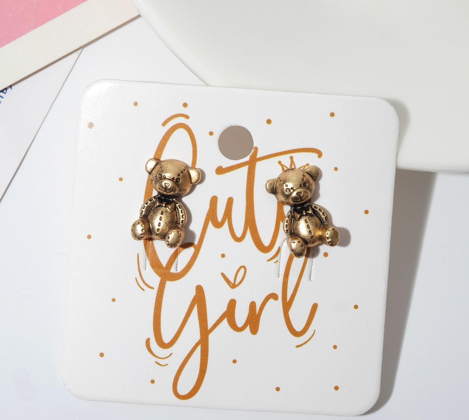 Серьги металл 