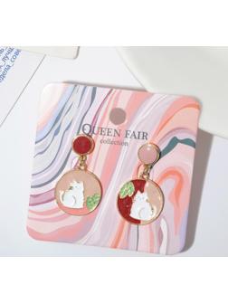 Серьги эмаль 