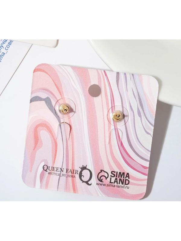 Серьги эмаль 