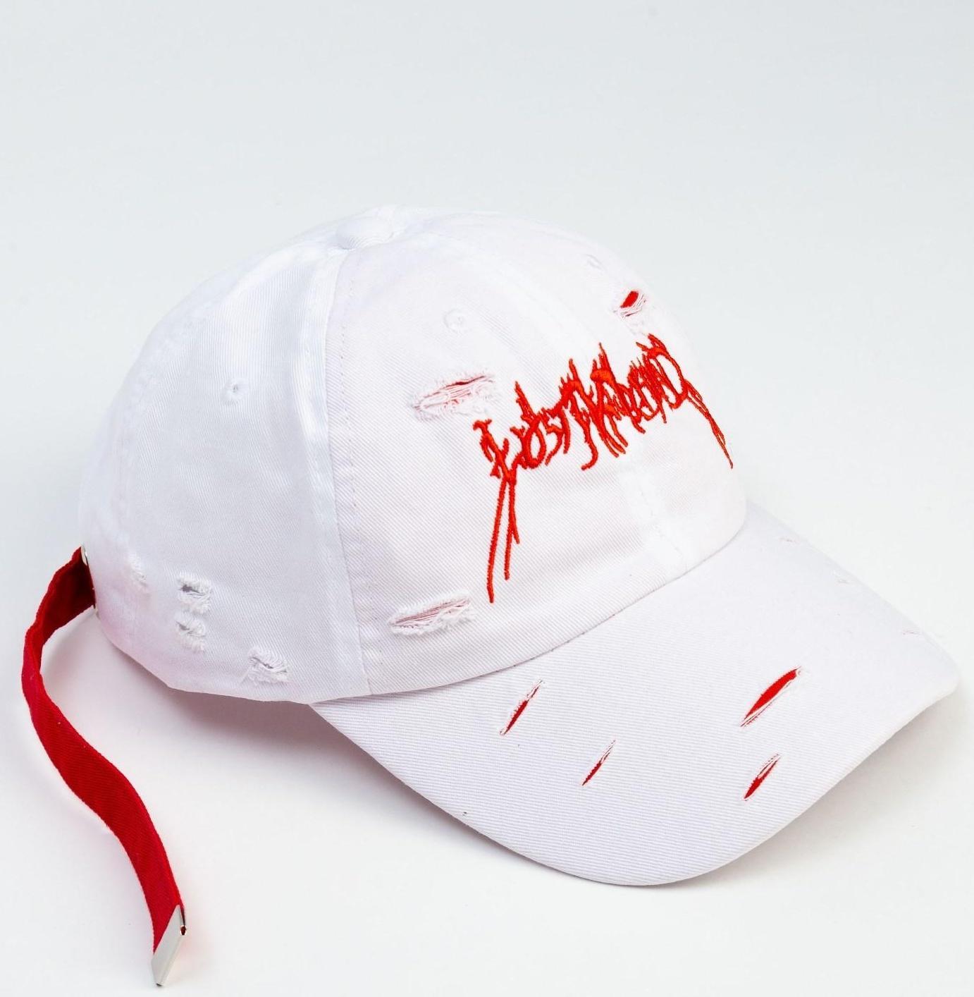 Бейсболка с порезами MINAKU цвет белый, р-р 58