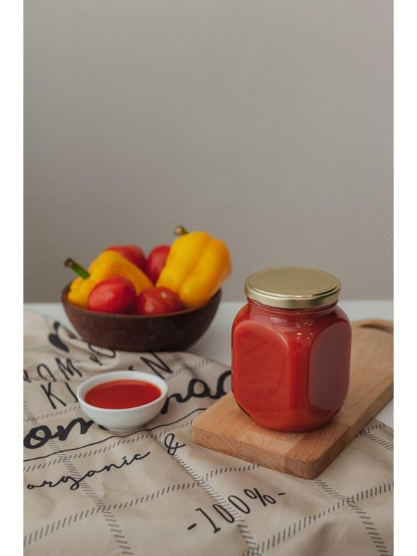 Набор банок стеклянных с крышкой «Квадро», 6 шт, 650 мл, ТО-82 мм