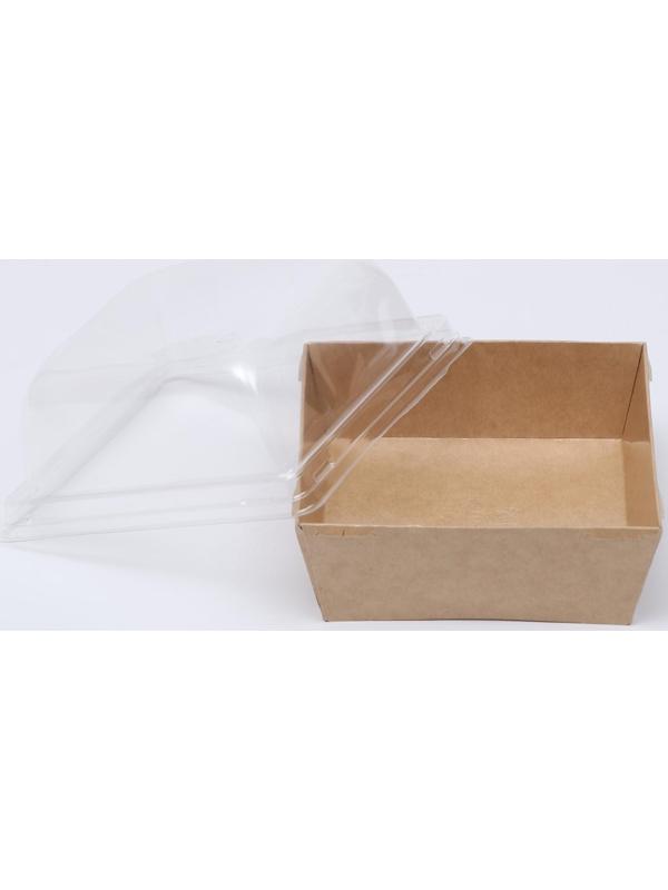 Коробка под бенто-торт, крафт, 11 х 11 х 8,5 см