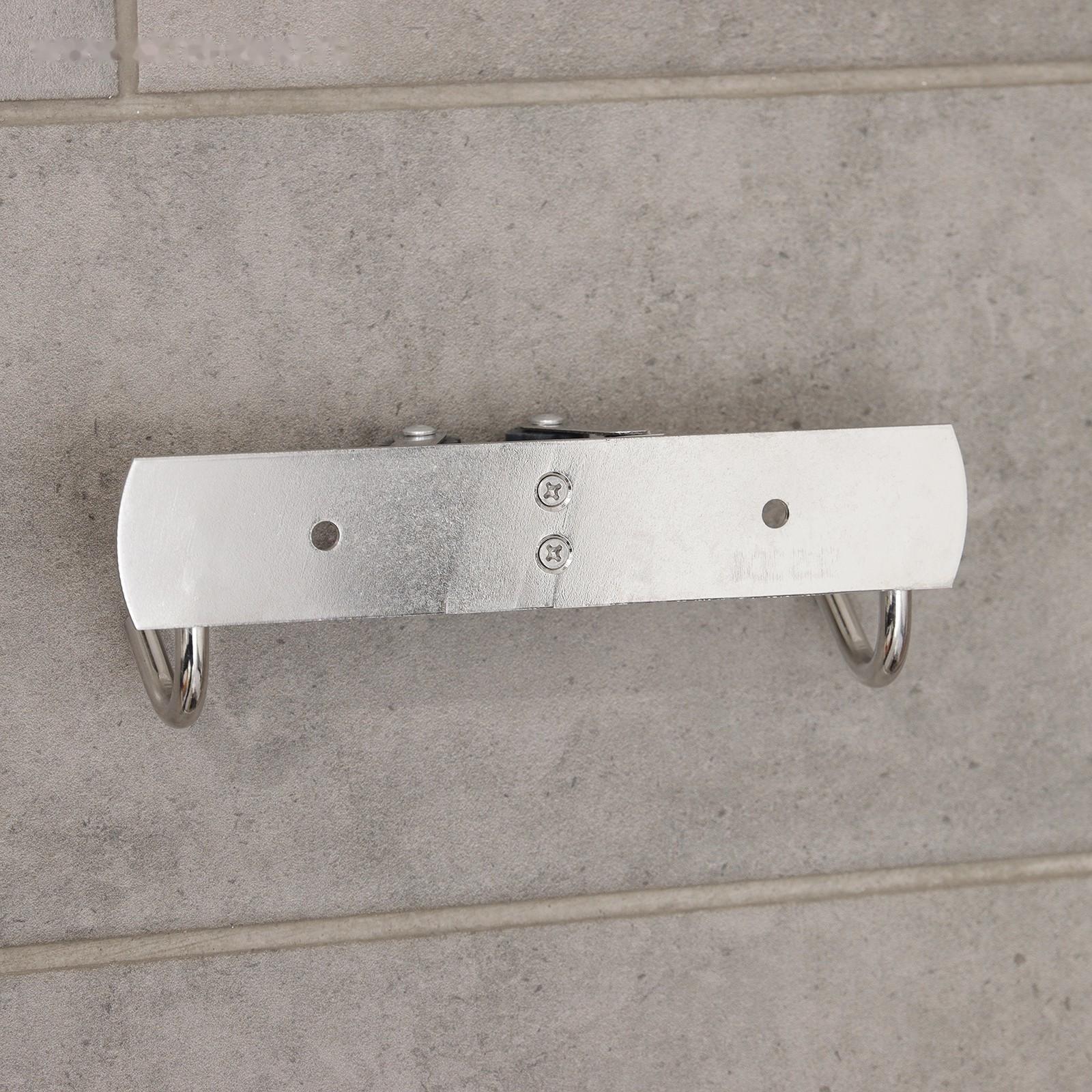 Держатель для швабры, с крючками, металлический