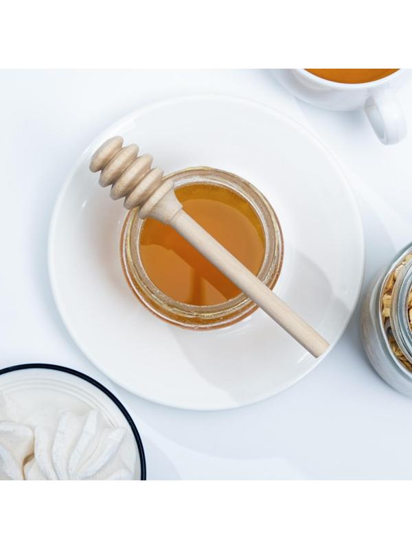 Ложечка для меда из алтайской березы 12,5 см