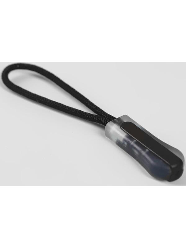 Пуллер для молнии, 2,5 см, 6 × 1 см, 10 шт, цвет чёрный