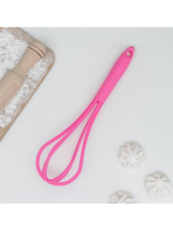 Венчик кулинарный Доляна «Радуга», цвет МИКС