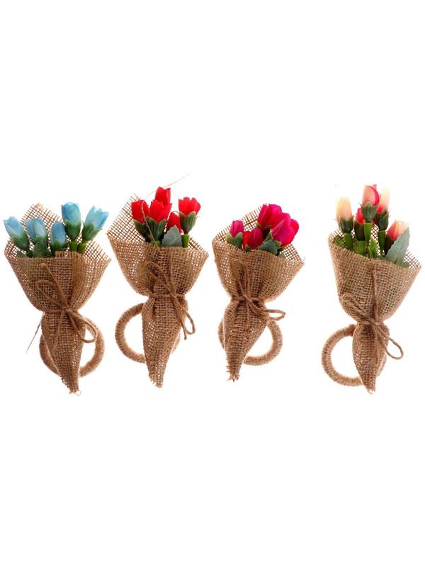 Кольцо для салфеток «Букет», МИКС