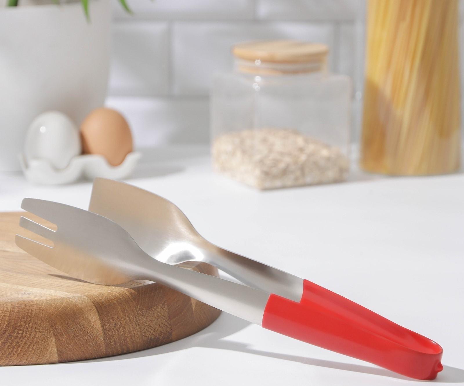 Щипцы «Форди», 30,5 см, нержавеющая сталь, цвет МИКС