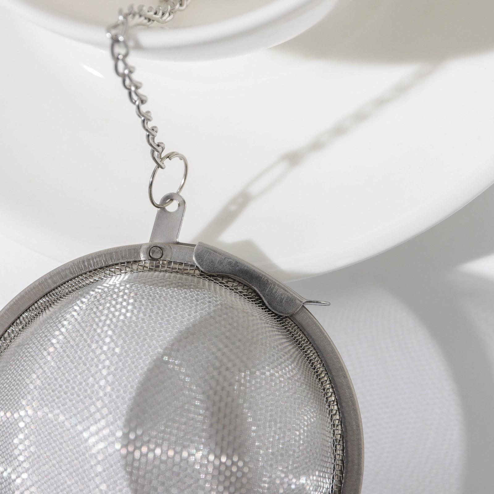 Ситечко для чая d=7 см, нержавеющая сталь